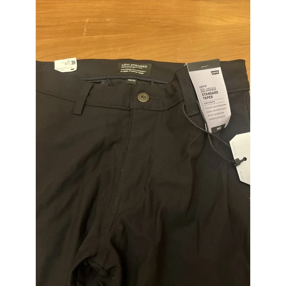 Levi Strauss XX Chino Standard Taper Black Pants Men's Size 28x30